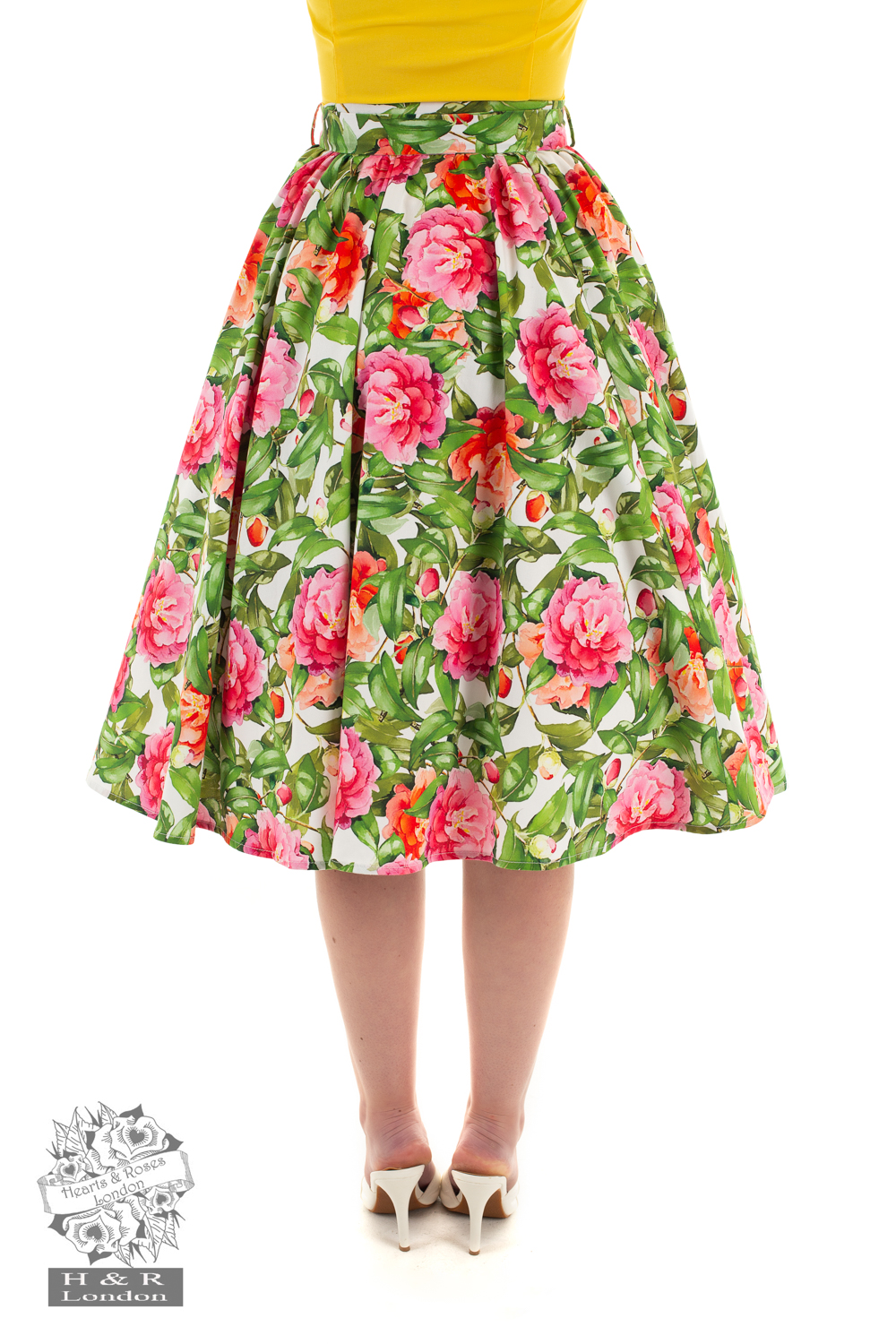 Francine Floral Swing Skirt